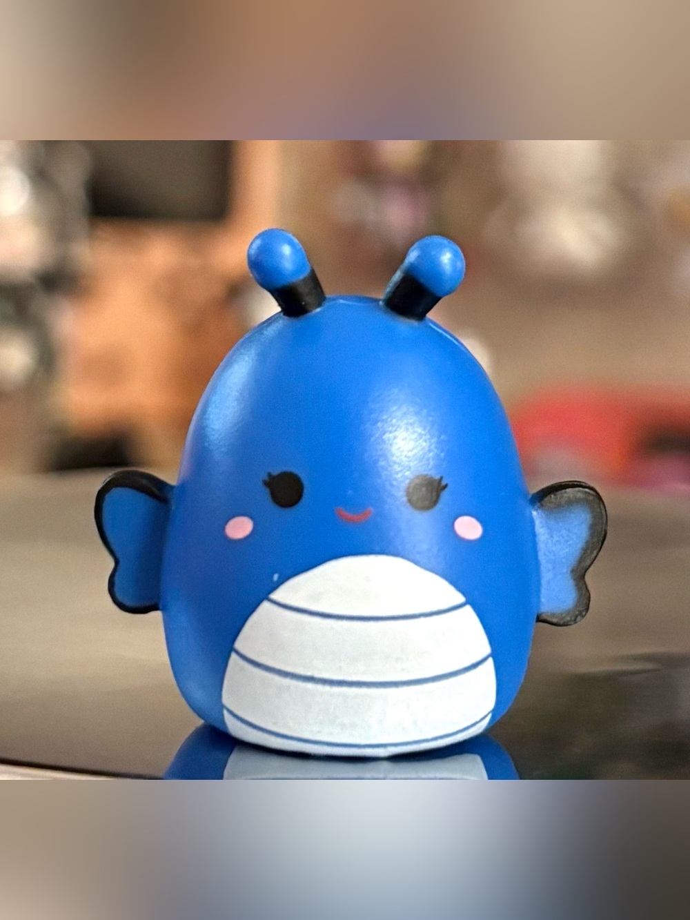Waverly the Blue Butterfly 1" Squish A Long Squishmallow Accessory